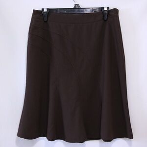 G.H Bass & Co. chocolate brown stretch skirt women's 4
